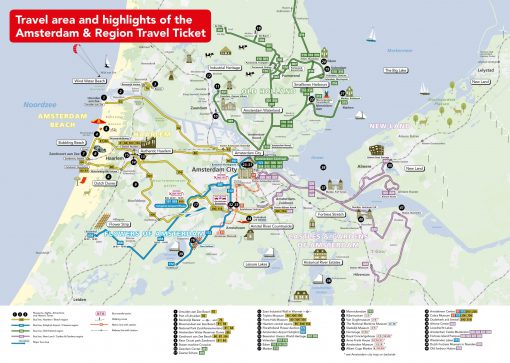 Amsterdam Region Travel Ticket 1, 2 or 3 day - Afbeelding 3