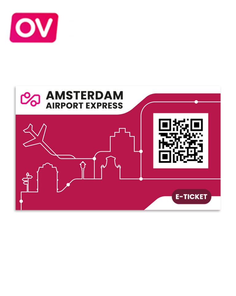 Amsterdam Airport Express E-Ticket OVshop - Schiphol Amsterdam