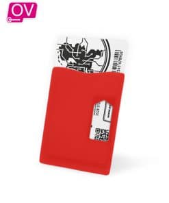 Kaarthouder RFID Vier Kleuren OP=OP - Rood