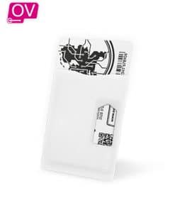 Kaarthouder RFID Vier Kleuren OP=OP - Wit