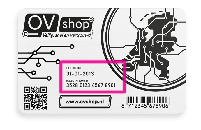 OV-chipkaart reishistorie
