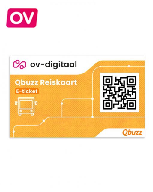 Qbuzz E-ticket dagkaart