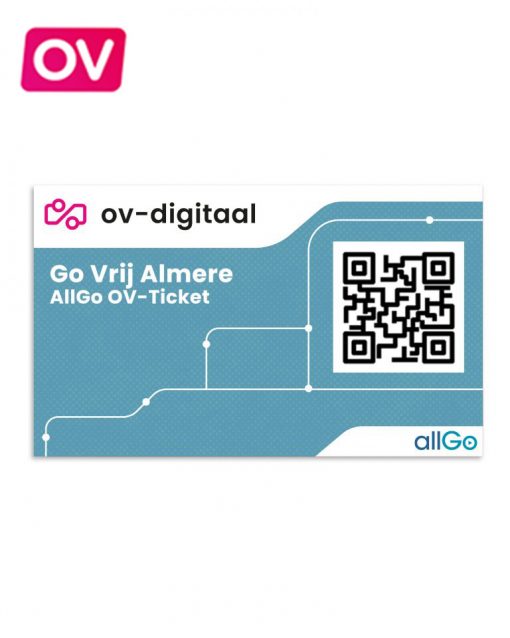 AllGo E-ticket dagkaart
