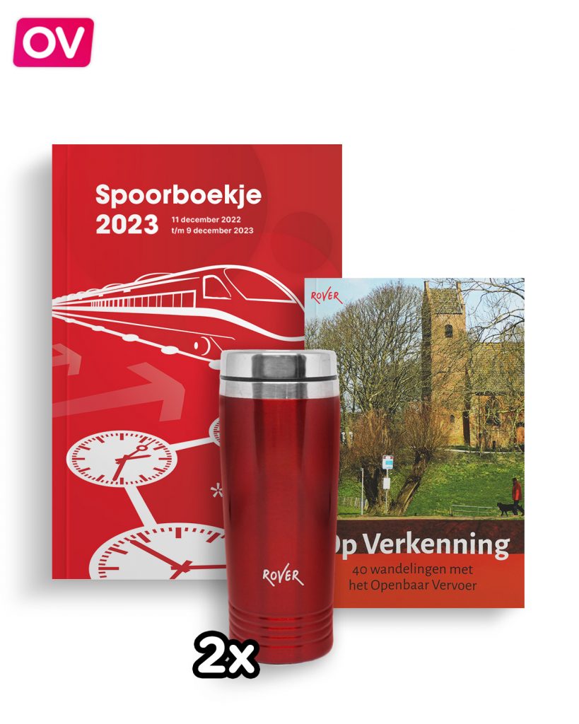 Spoorboekje Combi Deal - Wandel Gids met beker