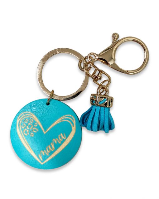 Mama Sleutelhanger Blauw