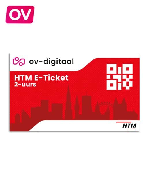 HTM E-ticket 2 uurs kaart