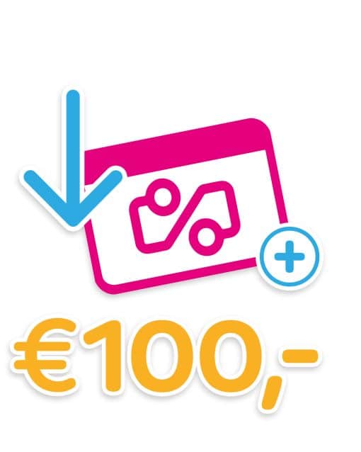 OV-chipkaart saldo € 100,- Opladen (cadeaukaart)
