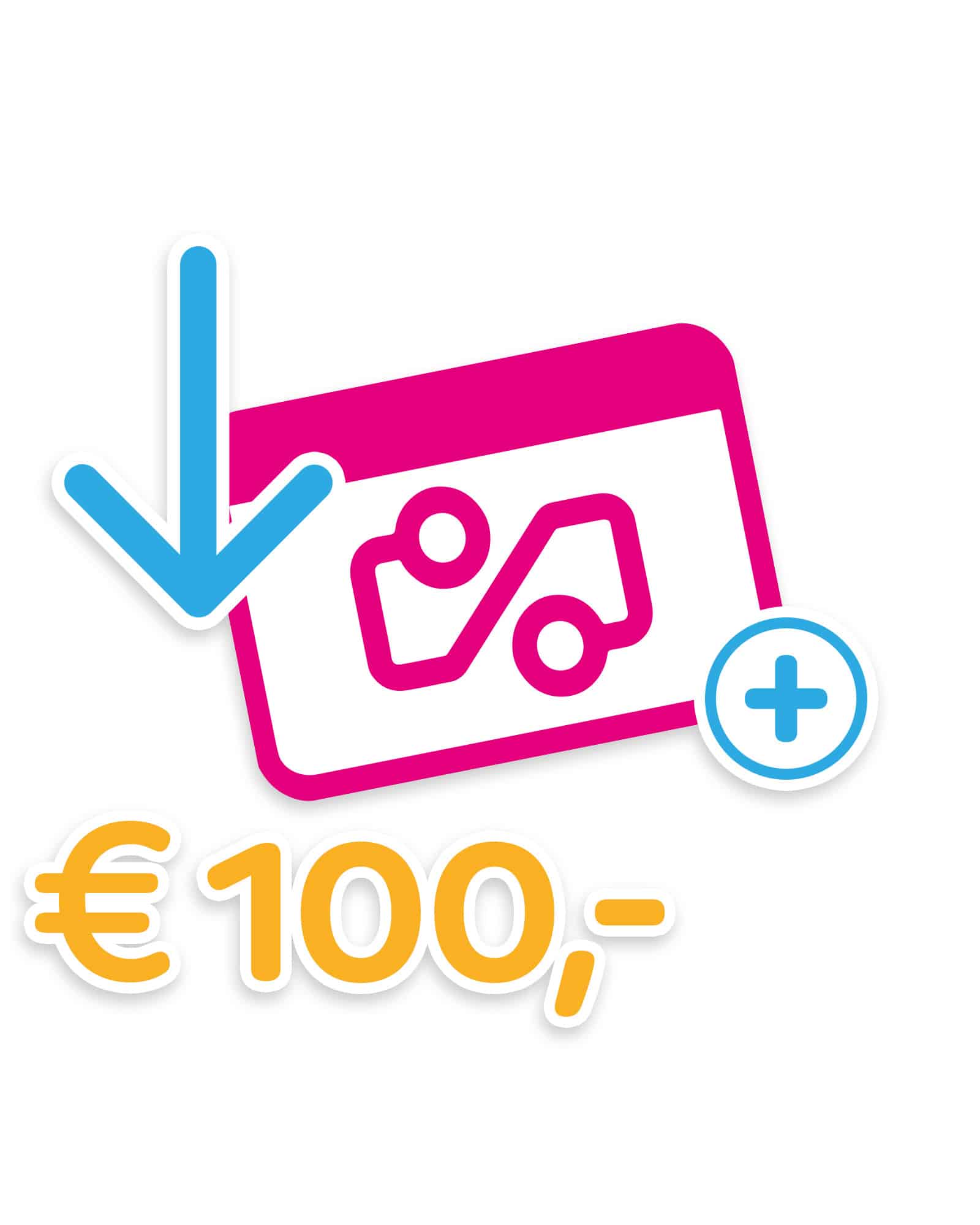 OV-chipkaart saldo € 100,- Opladen