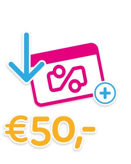 OV-chipkaart saldo € 50,- Opladen (cadeaukaart)