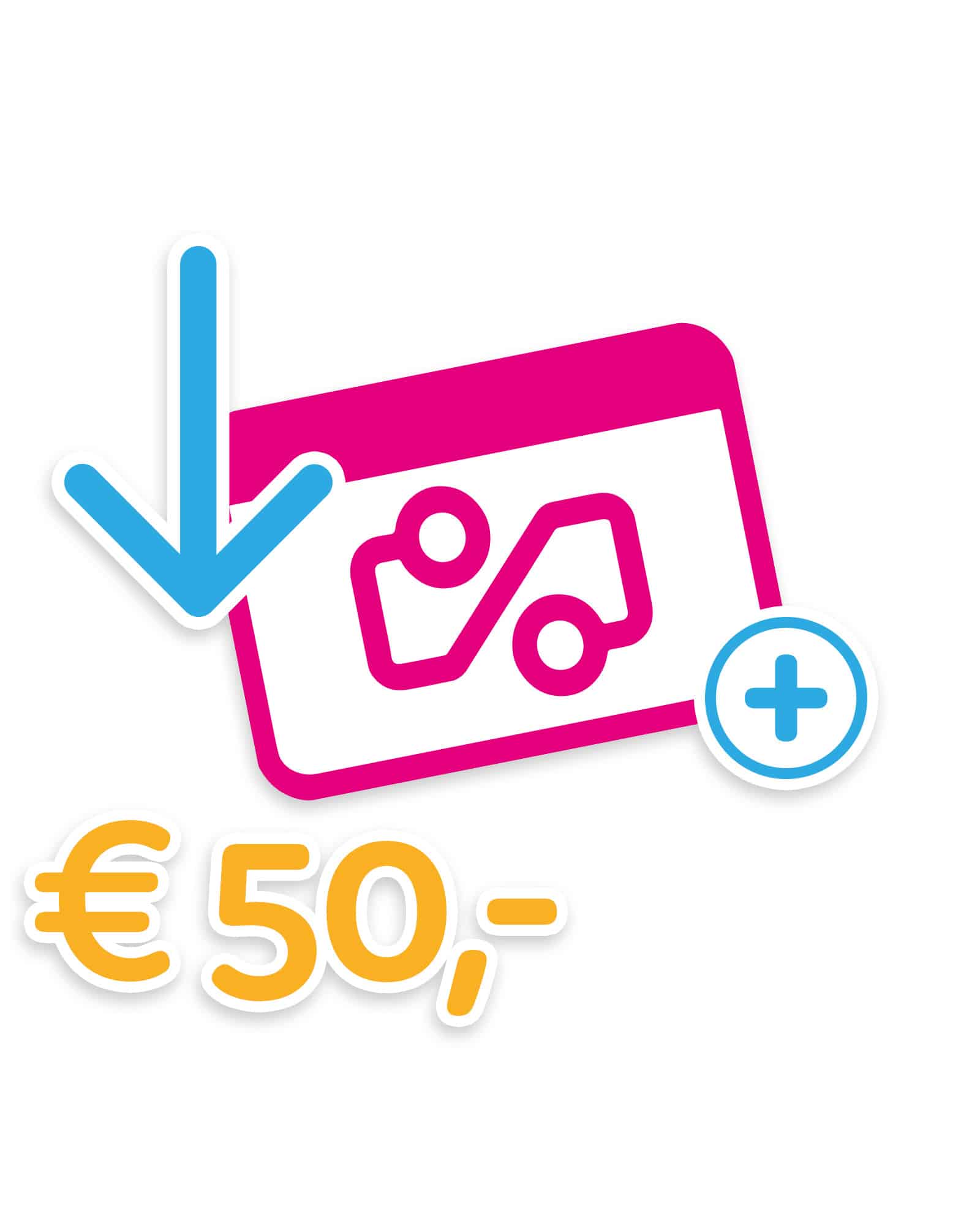 OV-chipkaart saldo € 50,- Opladen