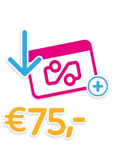 OV-chipkaart saldo € 75,- Opladen (cadeaukaart)